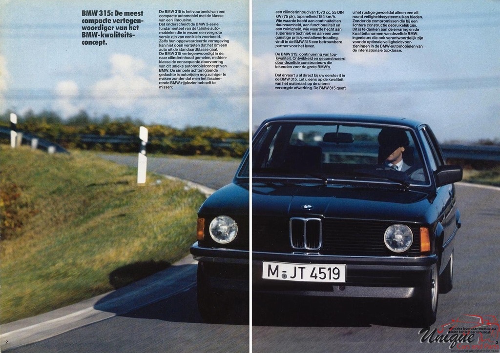 1975 BMW 315 Brochure Page 4